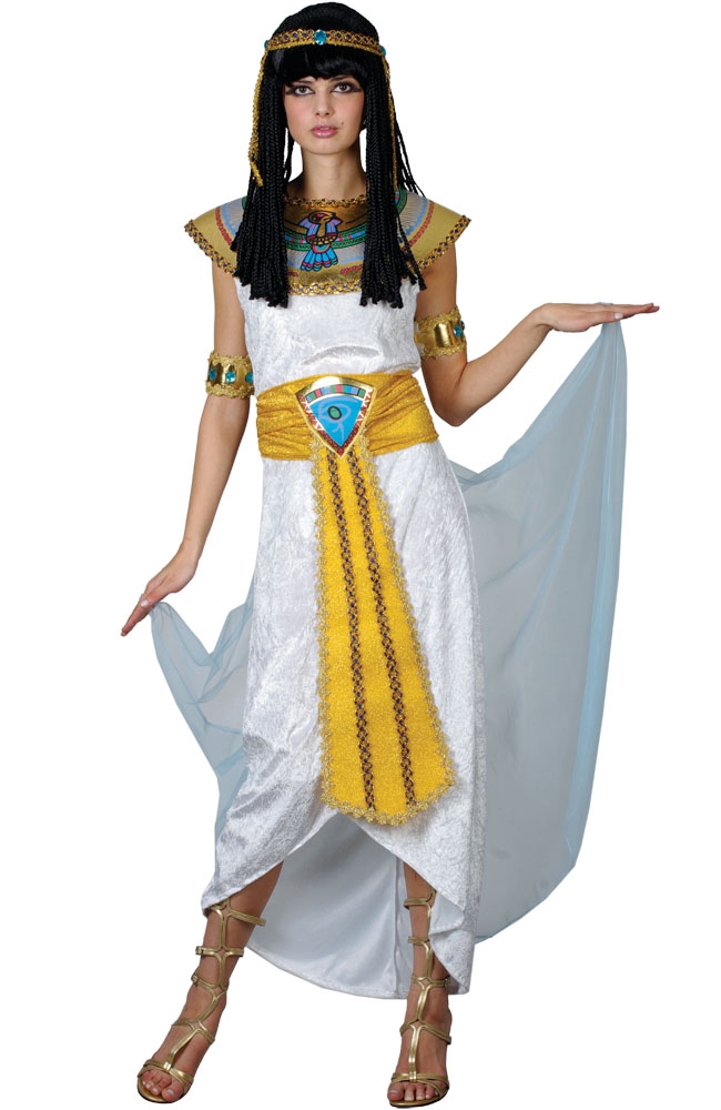 Costume Carnevale Donna Da Cleopatra Travestimento Vestito Di Halloween  Adulto